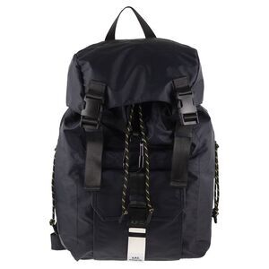 A.P.C. Men Technical Nylon Backpack With Flap Closure